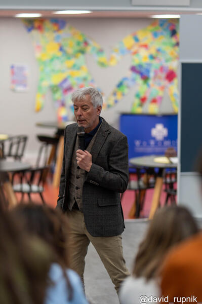 Hiram B. during the opening ceremony at Centria.
